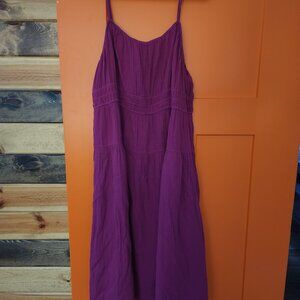 Old Navy magenta maxi dress